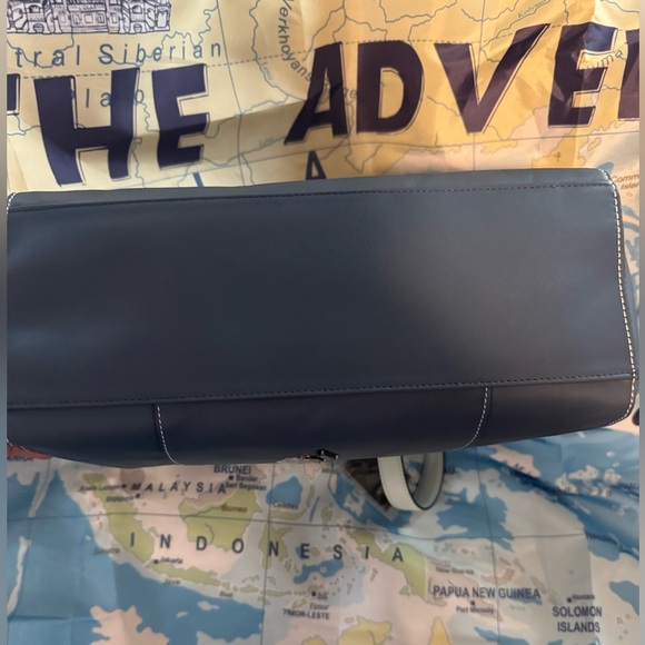 Simply Vera Vera Wang Lavey Raddix tote bag Denim Blue - Picture 7 of 14